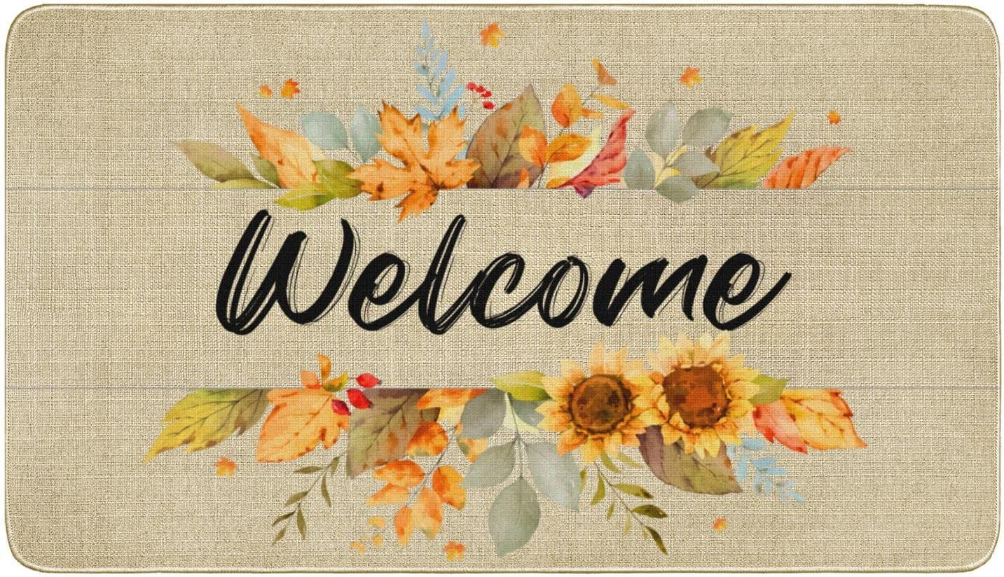 Thanksgiving Decor Kitchen Mat and Rug SetGnome Kitchen Rugs and Mats