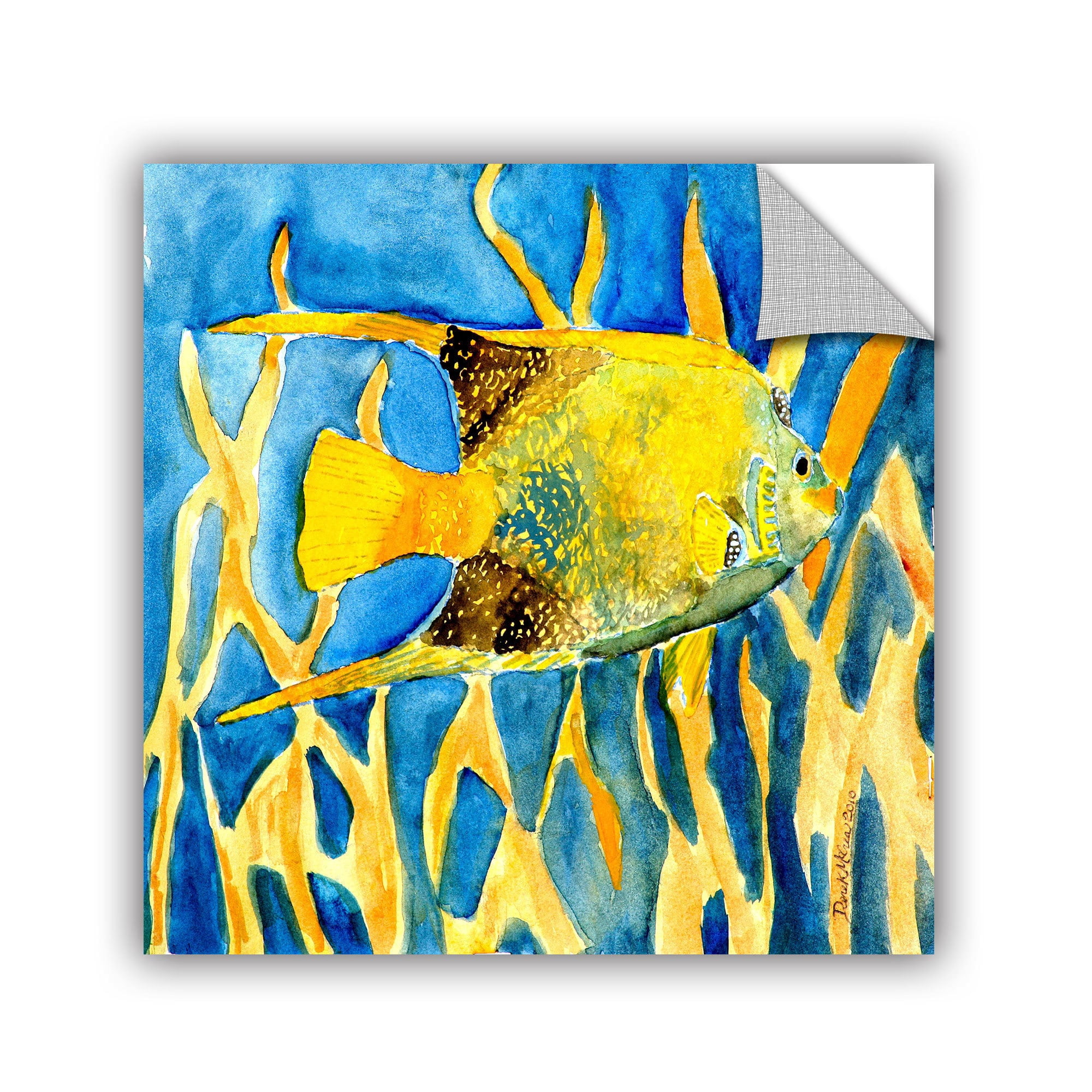 ArtAppealz Derek Mccrea "Tropical Fish" Removable Wall Art