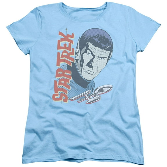 Star Trek Vintage Spock Women's T-Shirt Light Blue