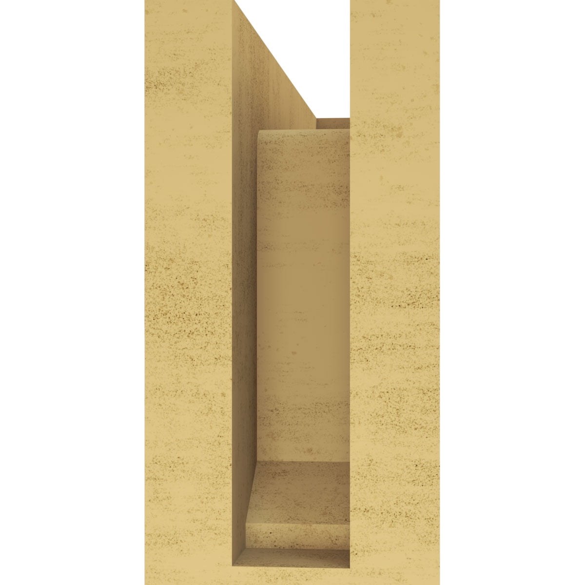 5"W x 15"D x 10"H Classic Sheridan Rough Cedar Woodgrain TimberThane Corbel, Primed Tan