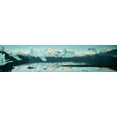 thumbnail image 2 of Tift, Jeff 14x6 White Modern Wood Framed Museum Art Print Titled - Northern Flight, 2 of 4