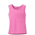 thumbnail image 1 of Distrito para mujer Juniors Vintage Lavar el tanque muscular - Verdadero Rosa - Pequeño District Camiseta sin mangas, 1 of 1
