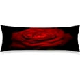 thumbnail image 2 of Flowers Body Pillow Cover Blossom Rose Flower Floral Romantic,Cushion Long Pillowcase with Zipper Luxury Pillow Covers Decorative Soft Large Bedding Pillow Cases for Bedroom,Couch,20"x54", 2 of 4