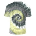 thumbnail image 5 of T Shirts for Man Summer Hawaii Beach Casual Sports Tie Dye Lettering Crew Neck Short Neck Dark Gray Tee Shirts Sizes L, 5 of 5