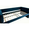 thumbnail image 4 of Bowery Hill Contemporary Contemporary Fabric Daybed with Trundle in Navy, 4 of 7