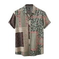 thumbnail image 2 of Summer Saving!Father Day Sale Deals!YANHAIGONG Mens Hawaiian Shirts,Casual Floral Paisley Printed Shirts Short Sleeve Button Down Beach Tropical Shirts,Summer Vintage Beach Vacation Shirts, 2 of 9