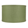 thumbnail image 5 of Classic Burlap Drum Lampshade, 8-inch to 16-inch Bottom Size Available Mustard Yellow 16", 5 of 7