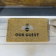 thumbnail image 4 of Evergreen Bee Our Guest Woven Back Indoor Outdoor Natural Coir Doormat 1'6"x2'6" Multicolored, 4 of 8
