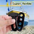 thumbnail image 3 of 2 Pack Boat Telescoping Ladder Rubber Strap Boarding Fixed Lock Belt Adjustable 3-Hole for Pontoon Boat Yacht Roof, 3 of 5