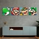thumbnail image 3 of Set Nintendo Super Mario Bros 4 Cuadros En Tela Canvas Listos Para Colgar Tintas No Toxicas, 3 of 4