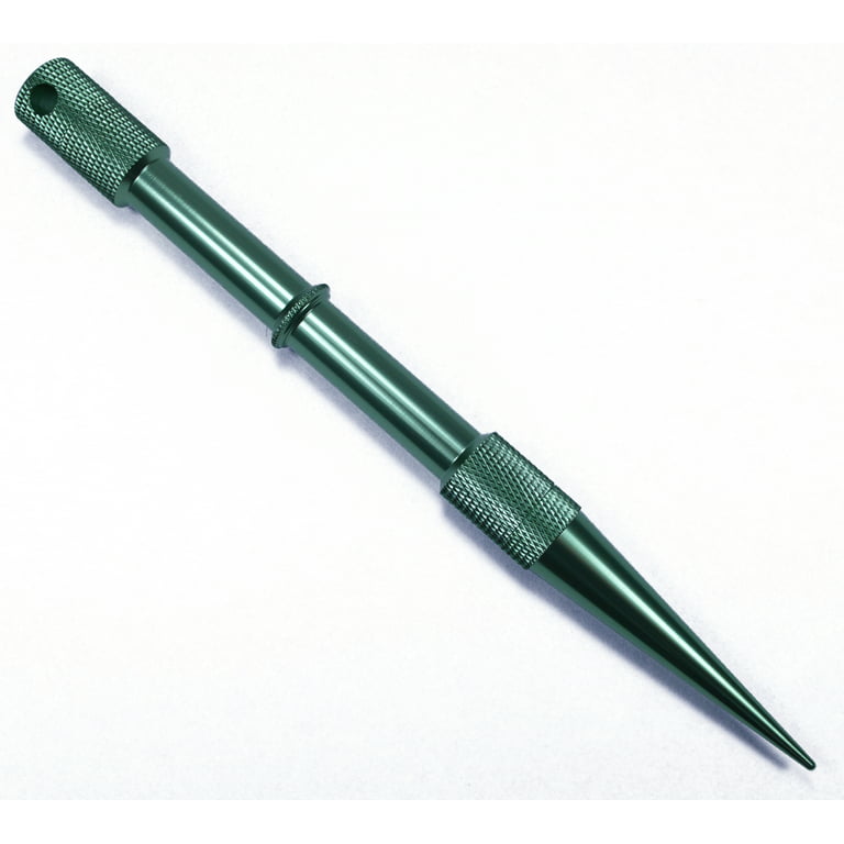 Green Marlin Spike Tightening Tool for Paracord and Leather Work