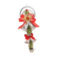 thumbnail image 2 of Colgante de adorno de campana Hugo Navidad con lazo plata, 2 of 10