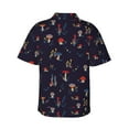 thumbnail image 3 of Daiia Mushrooms3 Hawaiian Shirt for Men Gentle Cotton Regular Short Sleeve Casual-Medium, 3 of 9