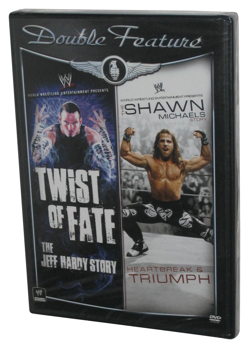 WWE Wrestling Action Pack Double Feature DVD Twist of Fate Jeff Hardy Story and Shawn Michaels