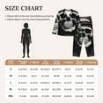 thumbnail image 4 of Yiaed Magician Hat Skull Print Pajamas Women's Long Sleeve Sleepwear Soft Button Down Loungewear Pjs Lounge Set Nightwear Womens Pajama Pants-Large, 4 of 7