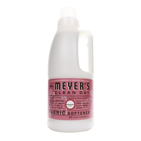Mrs. Meyer's Clean Day Liquid Fabric Softener, Rosemary Scent, 32 Ounce Bottle