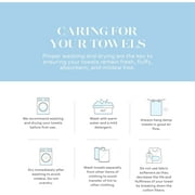 White Classic Hotel Collection Luxury Soft Cotton Hand Towels, Light Green, 16 x 30, 6 Pack
