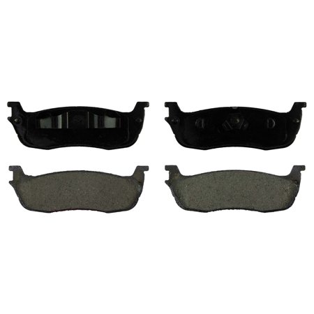 Gridiron Brakes Semi-Metallic Rear Brake Pad Set Driver and Passenger Side - ID711 (Replaces Part# MKD711)
