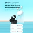 thumbnail image 2 of Auriculares HAYLOU GT1 Versión 2022 Audífonos inalámbricos verdaderos BT5.2 Cancelación de ruido de llamadas AI Códec de audio AAC 3.9g Cuerpo compacto Soportes antideslizantes para los oídos Negro Haylou Auriculares, 2 of 6