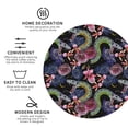thumbnail image 3 of Kdxio Snake And Flower Funny Coasters,4 Pcs Leather Coasters,Housewarming Gifts,Protect Furniture from Water Marks Scratch and Damage, 3 of 8