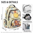 thumbnail image 5 of Jeiento Capybara Backpack for Girls - 17 Inch Lightweight School Bookbag - 600D Tear Resistant with Padded Tablet Sleeve for Elementary Ages 9-12, 5 of 8