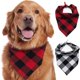 thumbnail image 1 of Paquete grande de 2 pañuelos de algodón, pañuelo, bufanda, accesorio de babero triangular, adecuado para cachorros de perros medianos y grandes, 1 of 8