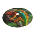 thumbnail image 2 of KLL Christmas Tree Skirt,Party Decorations Farmhouse for Christmas Decorations Holiday Party 36" -Chameleon, 2 of 6