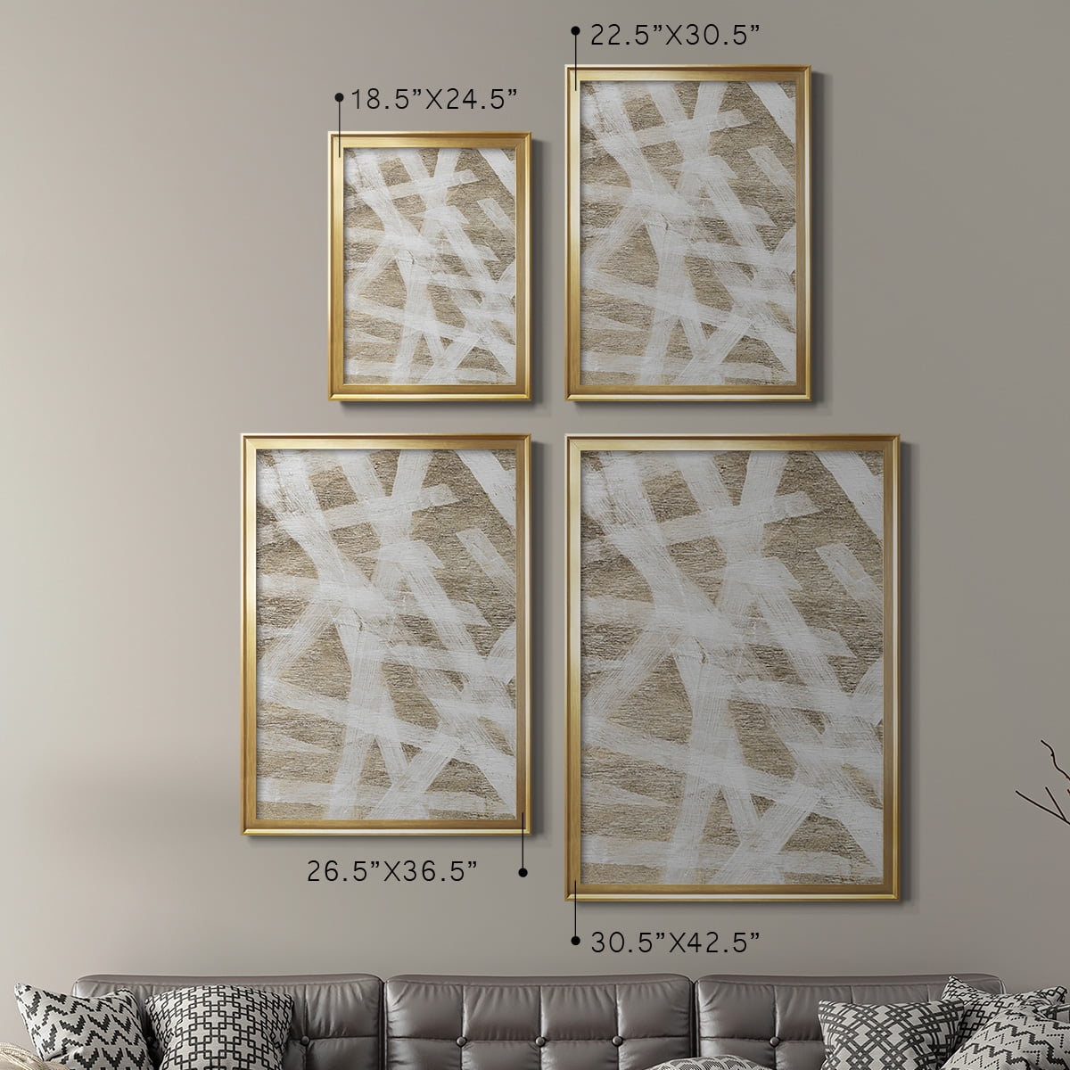 Splinters Premium Framed Print, in Gold, Black, or Silver - Ready to Hang