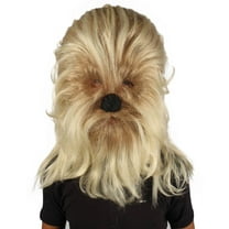 HPO Long Hairy Chewbacca Mask | Adult Unisex Wookiee Warrior costume | Blonde Halloween Cosplay