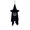 Black, variant on Linnome Halloween Hanging Ornament Hooded Ghost Outdoor Weatherproof Spooky Yard Porch Lawn Decor Prop for Trick Or Treat Party Decor