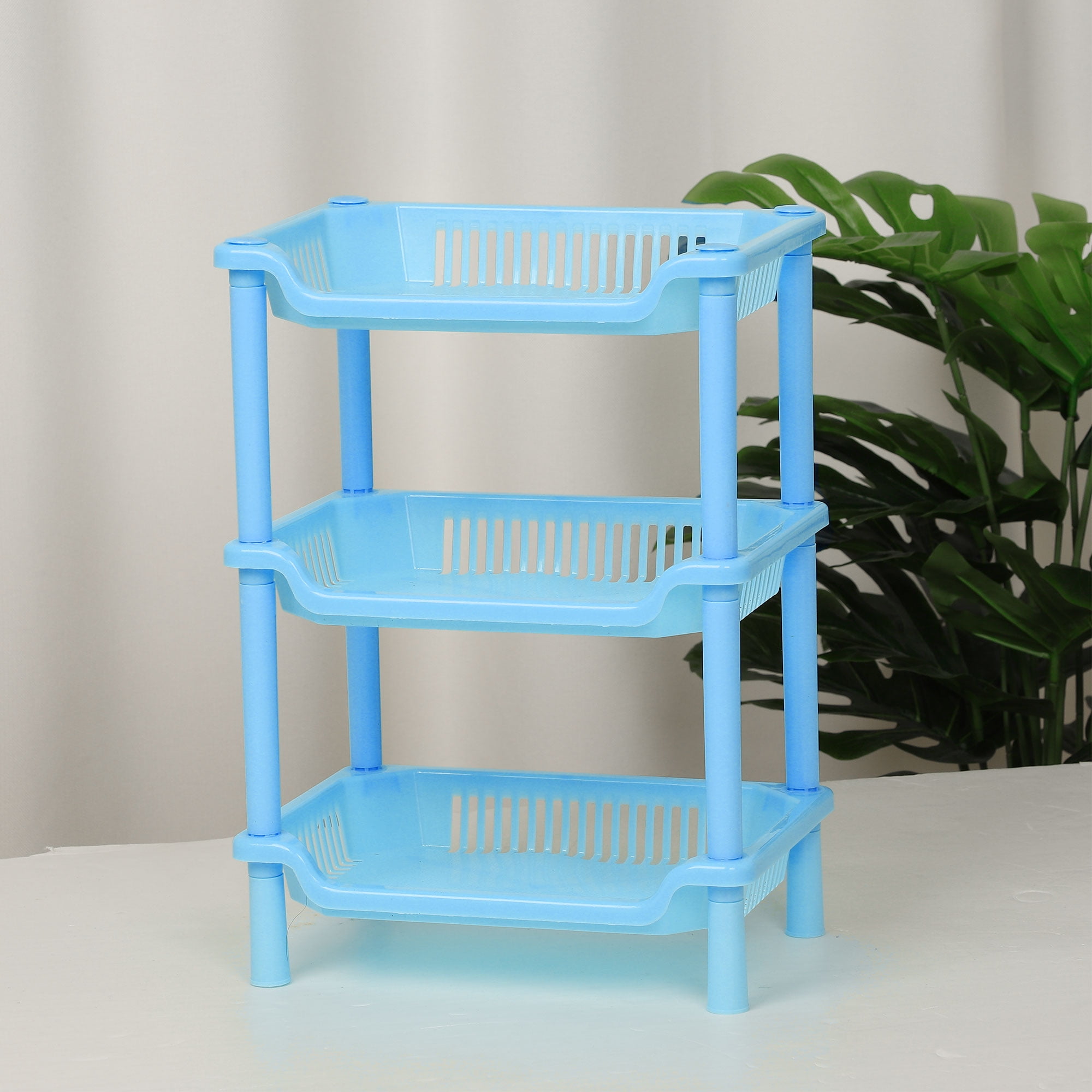 3 Tier Stand Corner Shower Shelf Rack,Plastic Holder Storage Organizer