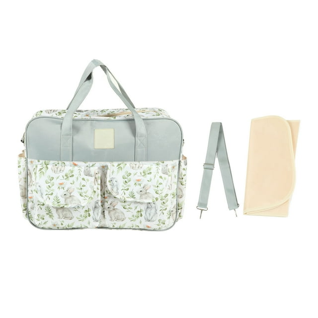 Bolso bandolera impermeable, portátil, de gran capacidad, para mamá, para embarazadas, conejito