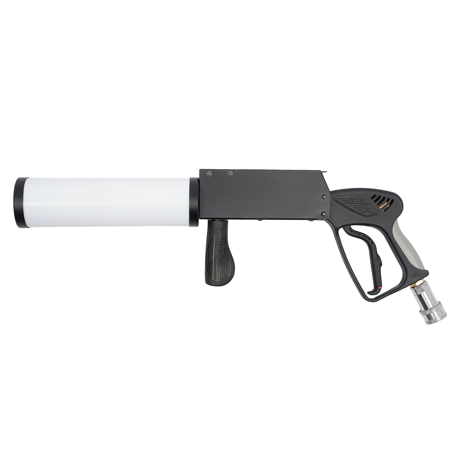 Black+White Acrylic Handheld Fog Gun LED CO2 Fog Manual Cannon Special Effects Fog Machine Gun Party Bar