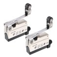 thumbnail image 1 of Unique Bargains 2PCS AZ-7124 SPDT 1NO+1NC Long Hinge Roller Lever Type Momentary Micro Limit Switch, 1 of 4