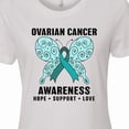 thumbnail image 4 of Inktastic Ovarian Cancer Awareness Hope Support and Love Women's T-Shirt, 4 of 5