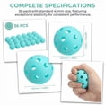 thumbnail image 2 of Lsupdaol 36 Pcs 1.65 Inch Mini Plastic Baseball Training Balls Hollow Softballs with Drawstring Bag, 2 of 6