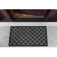 thumbnail image 3 of DII Indoor Outdoor Rubber Easy Clean Entry Way Welcome Doormat, Floor Mat, Rug For Patio, Front Door, All Weather Exterior Doors, 18 x 30" - Lattice, 3 of 7