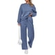 thumbnail image 1 of Conjunto Deportivo PRETTYGARDEN de 2 Piezas para Mujer, Gris y Azul, Talla XL, 1 of 9