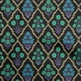 thumbnail image 1 of oneOone Cotton Poplin Twill Black Fabric Asian Floral Sewing Fabric By The Yard Printed Diy Clothing Sewing Supplies 56 Inch Wide, 1 of 4