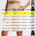 thumbnail image 3 of Lenpel Bermuda Shorts for Women High Waisted Wide Leg Pleated Knee Length Workout Long Shorts Casual Athletic Shorts with Pockets, 3 of 7