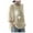 Beige, variant on AOOCHASLIY Hoodies for Women Cotton Linen Shirts Casual Button Down Loose Beach Tops Blouse Plus Size