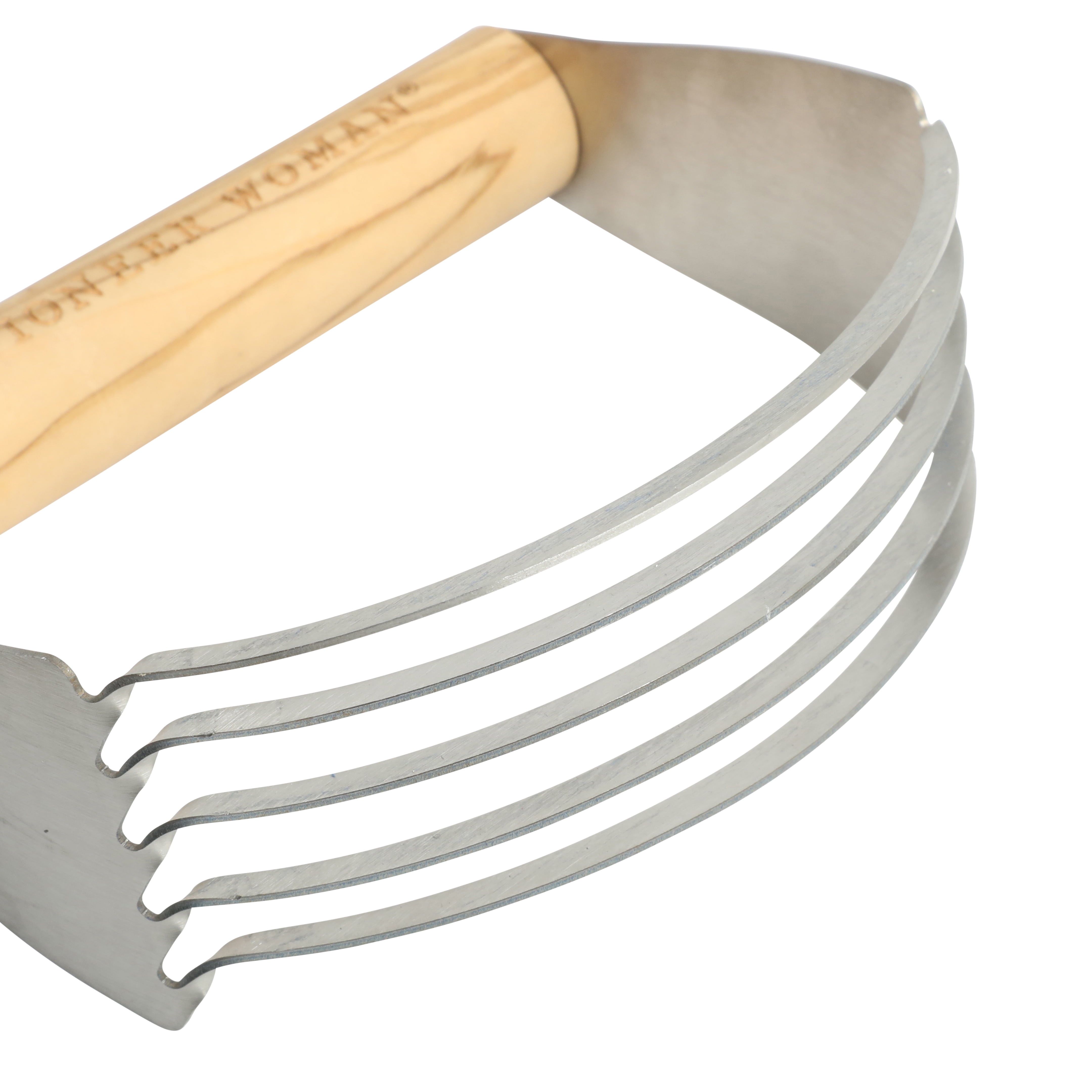 The Pioneer Woman Stainless Steel & Olivewood Pastry Blender