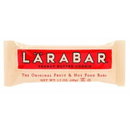 L?RABAR Fruit and Nut Energy Bar, Peanut Butter Cookie Bar, 1.6 Oz (Case of 16)