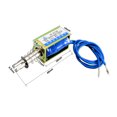 thumbnail image 2 of JF-0730 DC 24V 300mA 5N 10mm Tipo de tracción Marco abierto Solenoide de movimiento lineal Electroimán Unique Bargains Electroimán de solenoide de CC, 2 of 5
