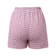thumbnail image 4 of WILLBEST Pantalones Casuales para Mujer, Cintura Alta, Cuadros, Retro, Rectos, Pierna Ancha, Corte A, para Damas Unitalla​​, 4 of 4