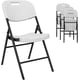 thumbnail image 1 of Set De Sillas Plegables De Plástico Reforzadas con Estructura De Acero 80 X 39 cm Silla para Eventos Resistente Color Blanco Silla Portatil Silla Plegable para Fiestas (4), 1 of 7