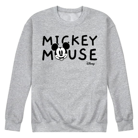 Disney - Mickey & Friends - Mickey Mouse - Classic and Simple - Men's Crew Neck Fleece Pullover
