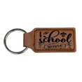 thumbnail image 2 of Keychain - Rectangle - School Nurse - Leather, 2 of 4
