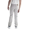 thumbnail image 2 of Men's TP134 EasyKhakiSlim-Straight Flat Front Casual Twill Pant - Grey - 40x32, 2 of 3