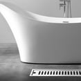 Wet Room Linear Shower Floor Drain Stainless Steel Channel Gully Waste